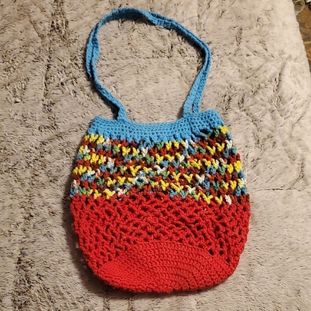 Colorful Artistians Crochet‎ Tote Bag
